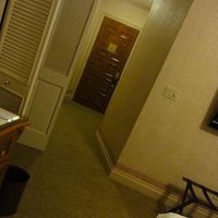 入り口・スーツケースの荷物を広げるスペースには十分