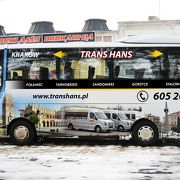 私営バス『TRANS HANS』　サンドミエシュ～クラクフ間を1日4往復