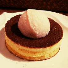 チーズのパンケーキ