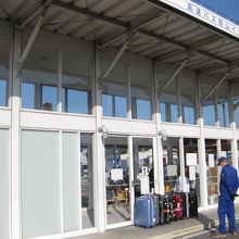 岡山インターのリムジンバス乗り場