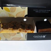 ドーハ→カサブランカで出た軽食