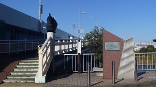 明治時代まで渡し舟がありました