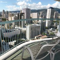 ２９階でラナイからの景色は抜群でした。