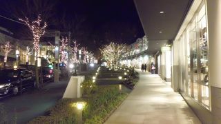 暖かい雰囲気のイルミネーションです