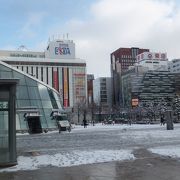 札幌駅横の庶民的なショッピングビル。