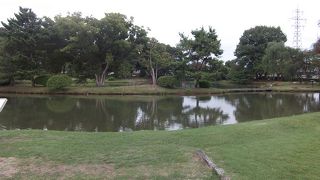 毛越寺隣の世界遺産の一部