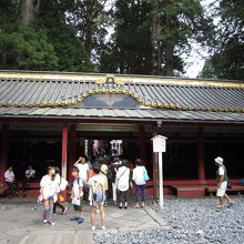 眠り猫もここにあります。