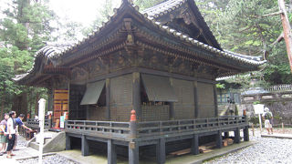 家康の御廟の拝殿。