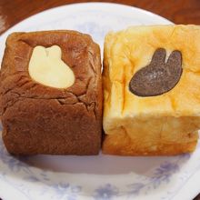 キューブ型のパンがとってもカワイイ!