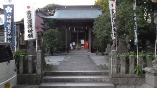 熊本城下の小さい神社・学問の神と恋みくじが・・