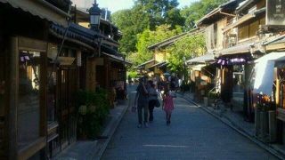 京町家を見れる坂