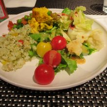 サラダバーのお料理