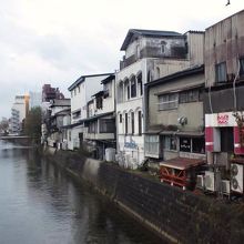 川と川反の街並み