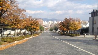 ロードヒーティングされていて歩きやすい