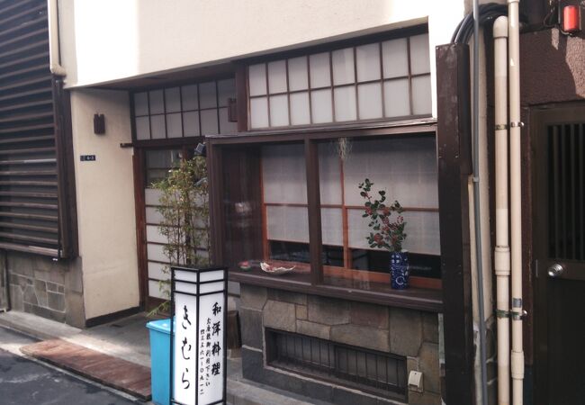 京橋の昔の名残のあるお店です。