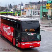 『Polskibus』の乗り場はバスターミナルへ変更