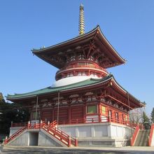 「平和大塔」に到着しました