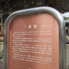 解説がプレートにありました