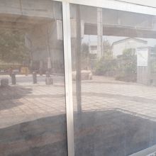 堤の断面地層も展示されていましたが、上手く撮影できず