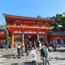 八坂神社の入口。