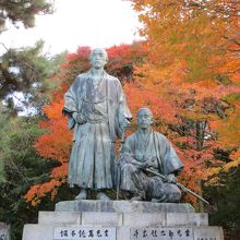 このあたりのもみじは格別。