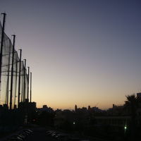 朝、６時半ごろバルコニーから