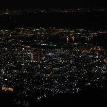 六甲山、摩耶山からの夜景