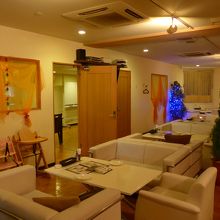 ちょっとしたクリスマスイルミネーションの演出