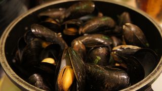 ムール貝がやみつきになります