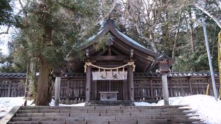 諏訪大社4社の中で、最も閑静な場所