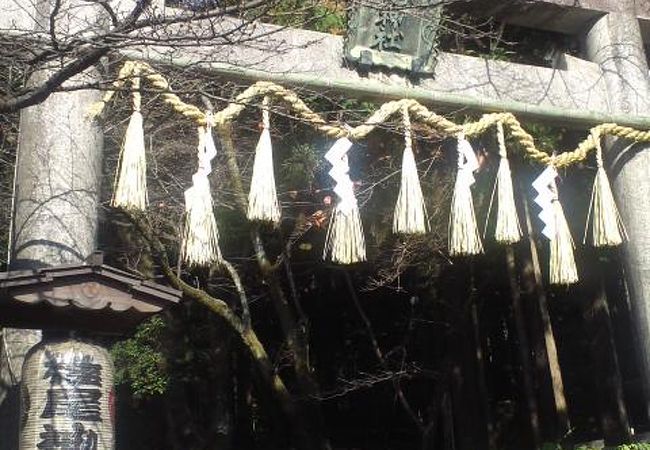 サントリー山崎蒸留所の中にある椎尾神社