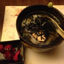 締めのお茶漬け