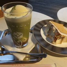 シフォンケーキが美味しかったです。