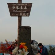 富士山が見えます