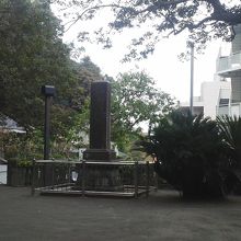 南州翁洞中記念碑　南州翁とは西郷隆盛のこと