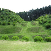 東海道の要所にそびえる城跡。
