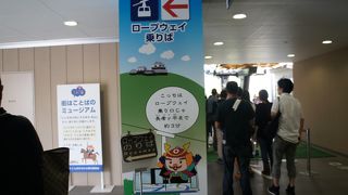 ロープウエイが楽しいです