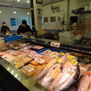 長田鮮魚店は正月用品も入荷。