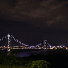 明石大橋と夜景