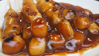 団子は、ちょっと小さめ