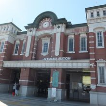 有名な深谷駅。