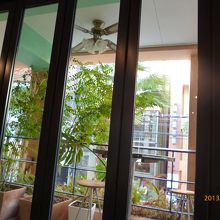 中から外の景色