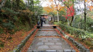 晩秋の化野念仏寺。