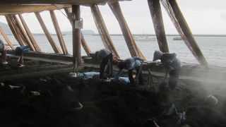 砂むし風呂体験