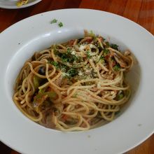 ベジタリアンパスタ（17.95ドル）