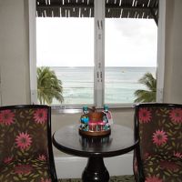 部屋の窓からの景色