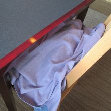 ジャンパーには上掛け…肌理細かなサービスです