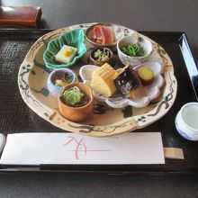 前菜九種盛りです