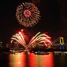 レインボーブリッジ! 東京タワー! 花火!