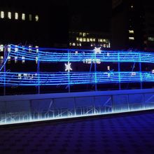 ライトアップ綺麗です